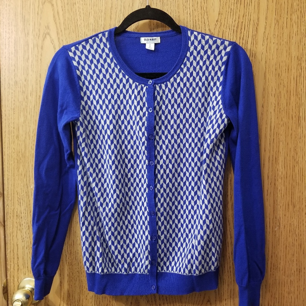 Old Navy blue cardigan